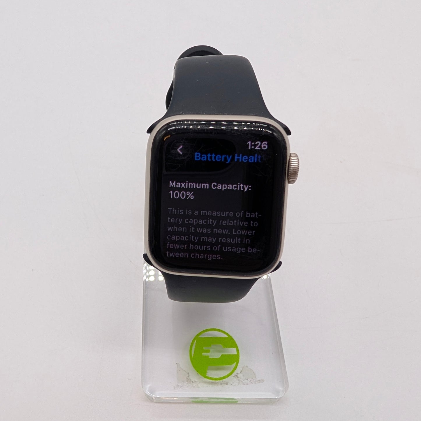 GPS Only Apple Watch SE 2nd Gen 40MM Aluminum Starlight Sport Band