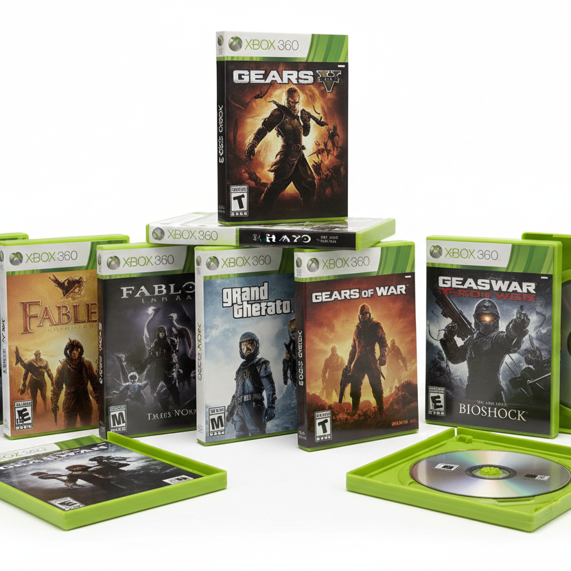 collection of xbox 360 games
