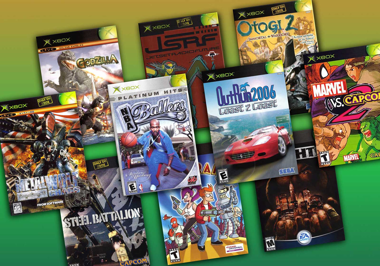 $10 Assorted Games (Microsoft Xbox, 2001)