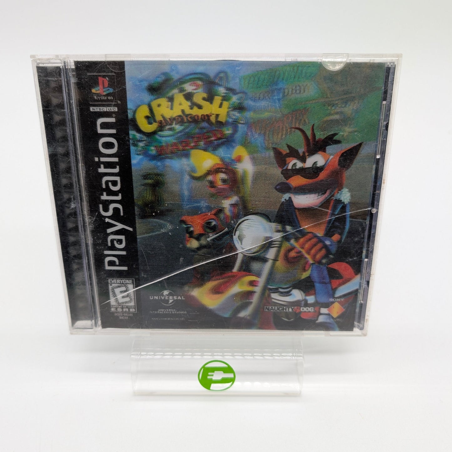 Crash Bandicoot Warped (Sony PlayStation 1 PS1, 1998)