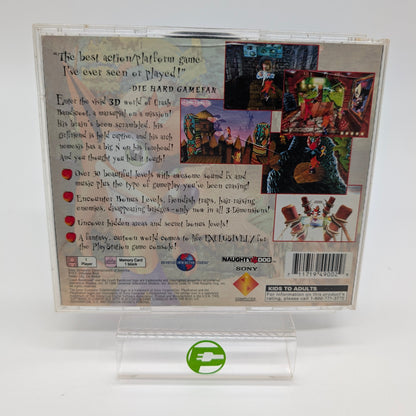 Crash Bandicoot [Greatest Hits] (Sony PlayStation 1 PS1, 1996)