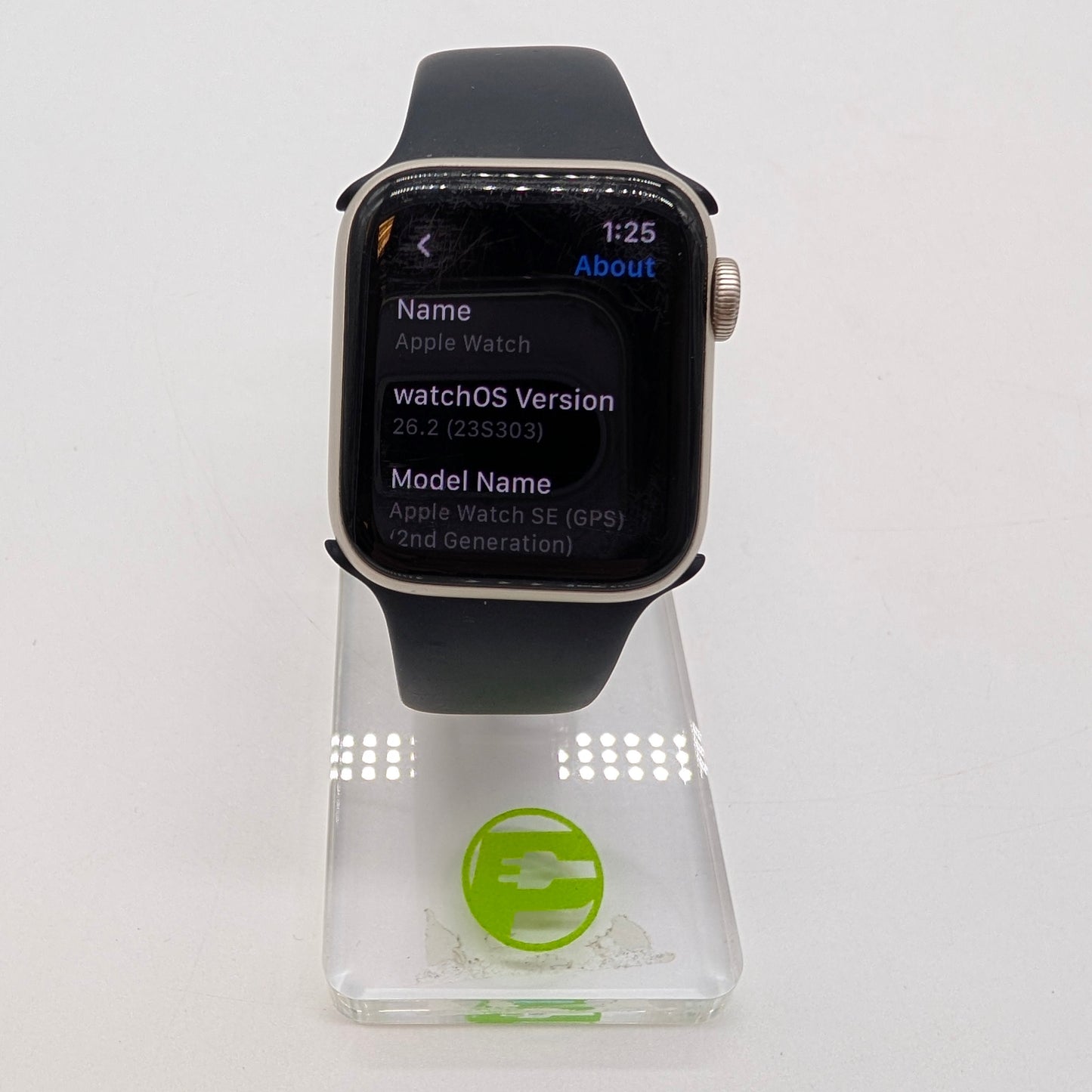 GPS Only Apple Watch SE 2nd Gen 40MM Aluminum Starlight Sport Band