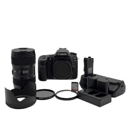 Canon EOS 80D 24.2 MP Digital SLR  Camera 6732 Shutter Count