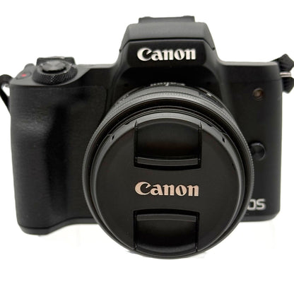 Canon EOS M50 Mirrorless 24.1MP Digital Camera w/15-45mm Lens and 64GB memory card