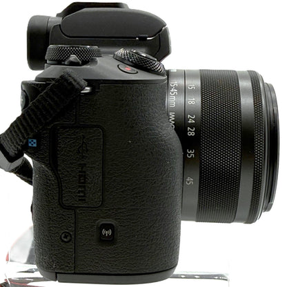 Canon EOS M50 Mirrorless 24.1MP Digital Camera w/15-45mm Lens and 64GB memory card