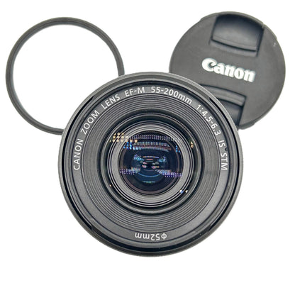 Canon EF-M Telephoto Zoom Lens 55-200mm f/4.5-6.3 IS STM Auto & Manual Lens
