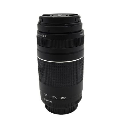 Canon EF 75-300mm f/4-5.6 III Zoom Lens with both Lens Caps