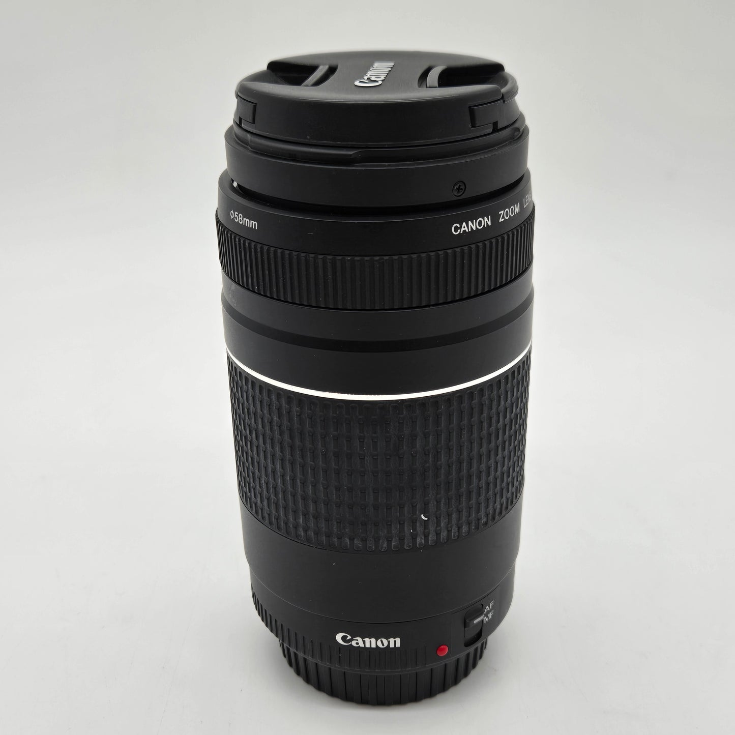 Canon EF 75-300mm f/4-5.6 III Zoom Lens with both Lens Caps