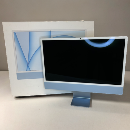 2021 Apple iMac 24" M1 3.2GHz 8GB RAM 256GB SSD Blue