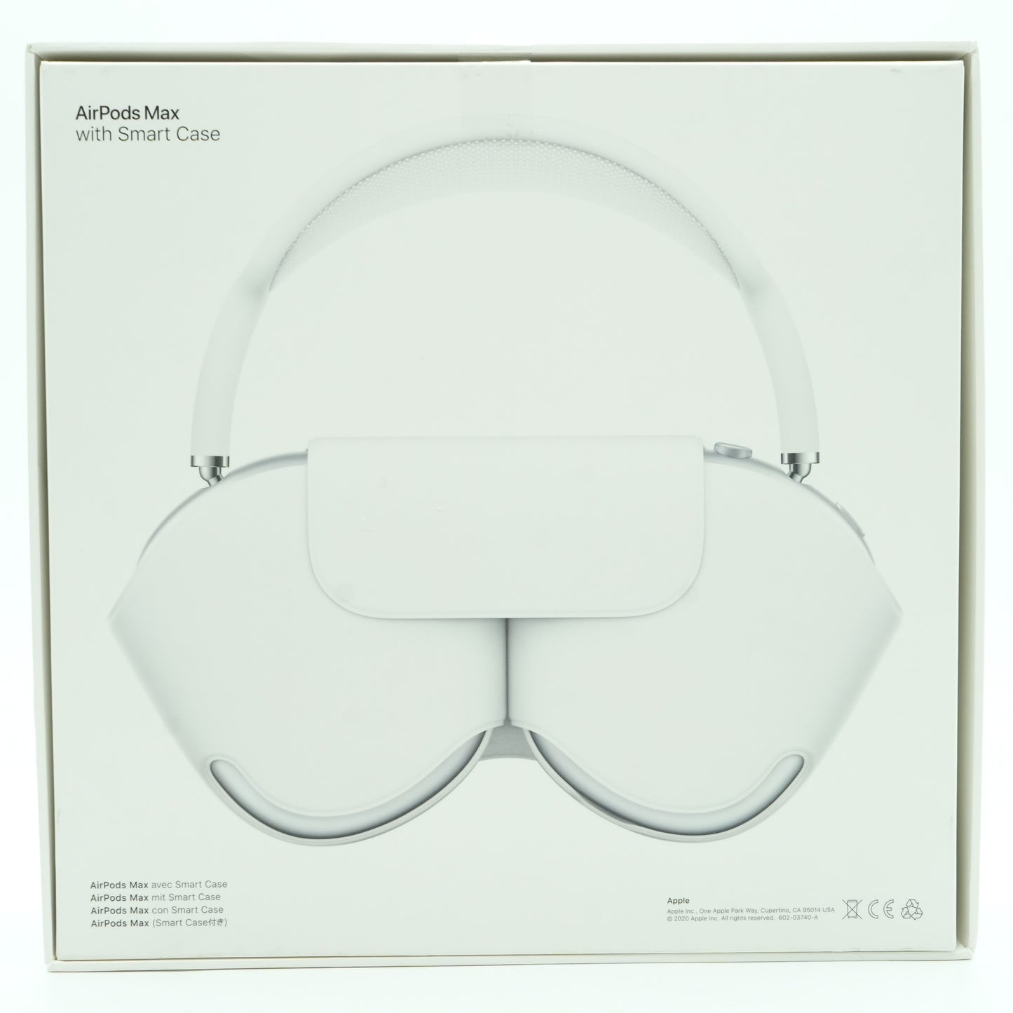 Apple AirPods Max Wireless Over-Ear Headphones Silver MGYJ3AM/A