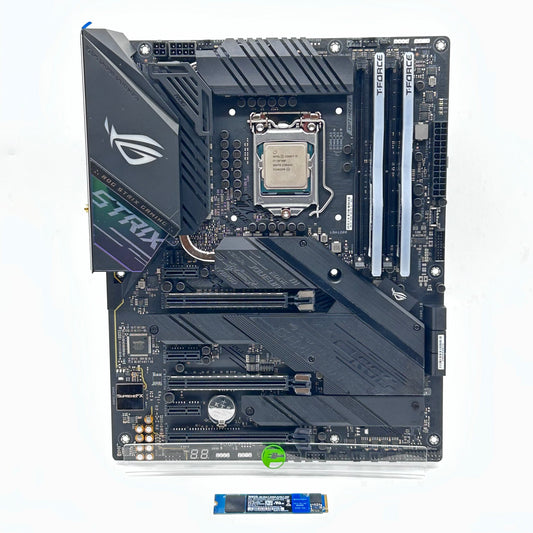 CPU MB RAM SSD Combo Asus ROG STRIX Z490-E Gaming LGA1200 ATX Intel i7-10700F