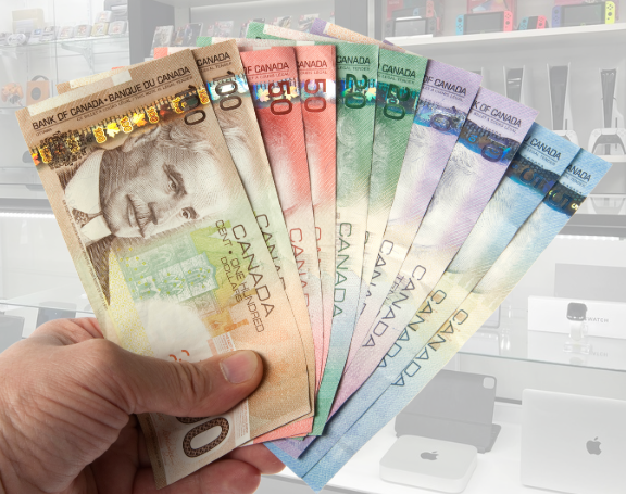 photo of Canadian money
