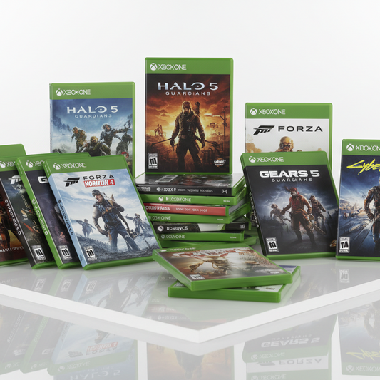 collection of xbox one games